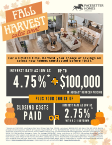 Fall Harvest Sales Event