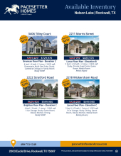 Nelson Lake Inventory