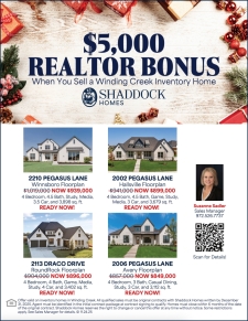 $5,000 Realtor Bonus on Select Winding Creek Homes