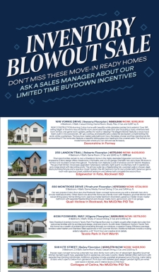 Inventory Blowout Sale!