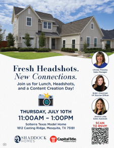 Join us for Headshots, Content Creation, and Lunch
