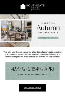 Luxury Homes Available with a Low Rate!