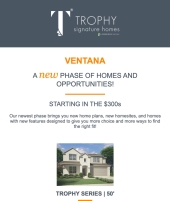 Ventana: Homes Starting in the $300s