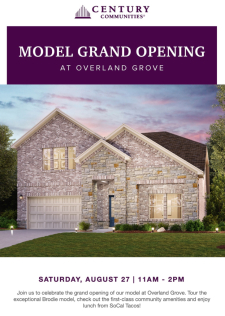 Overland Grove Model Grand Opening!