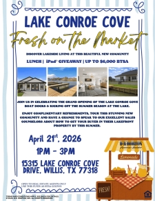 Grand Opening of Lake Conroe Cove