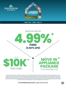 4.99% Fixed Rate + $10K + Free Appliances!