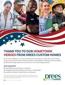 Thank You to Our Hometown Heroes