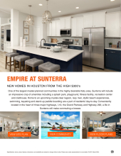 Sunterra - New Homes in Houston from the high $300's