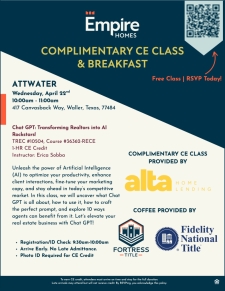Chat GPT: Transforming Realtors into AI Rockstars CE Class