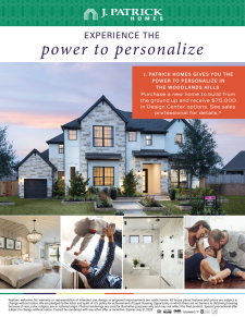 $75K in Design Options in The Woodlands Hills