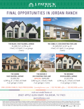 Jordan Ranch 70' Inventory