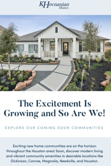 New Communities Coming Soon