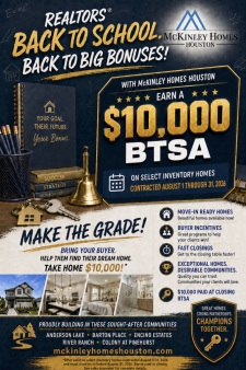 🏠 REALTORS®: Back to School. Back to a $10,000 BTSA!