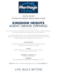 Kingdom Heights Agent Grand Opening