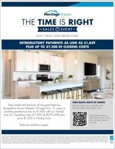 Payments as low as $1,859 plus $7,500 in Closing Costs