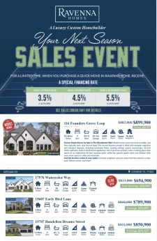 Your Next Season Sales Event - Starts Now!