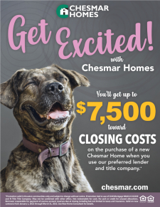 Chesmar Homes - Save up to $7500 on Closing Costs