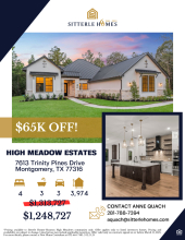 $65K Off in High Meadow Estates