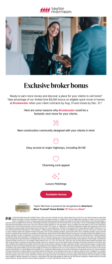 Exclusive Agent Bonus in Brookewater