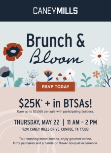 Brunch & Bloom: $25K+ in BTSAs Available at Caney Mills