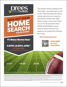 Drees Custom Homes October Sales Event