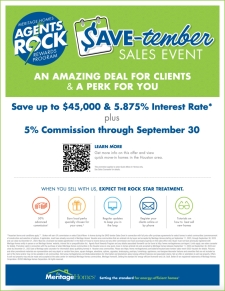 Earn 5% Commission on over 400 Homes during the Save-tember Sales Event!