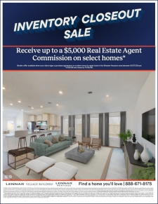 Final Homes. Fast Closings. Up to $5,000 Commission.