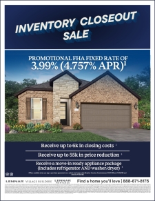 Inventory Closeout: Big Savings, Low Rates, Limited Time