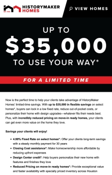 Inventory Special: Reduced Pricing + Up to $35K to Use Your Way!*