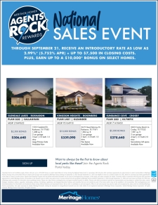 National Sale Sneak Peek! Introductory 2.99% + up to $10K Bonus on Select Homes
