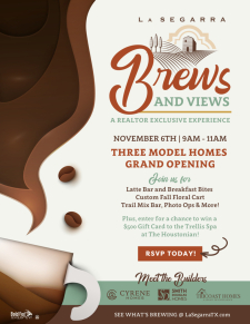 Realtor-Exclusive Event: Brews & Views at La Segarra ☕