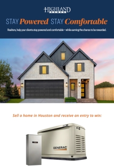 Sell More Homes. Earn More Chances to Win a Generac&reg; Generator