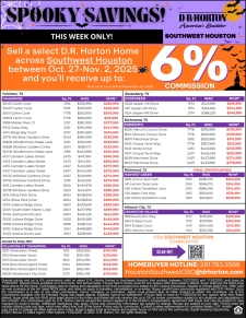 Spooky Good Deals! YOU Pick One & Move-In Package on Select Homes!