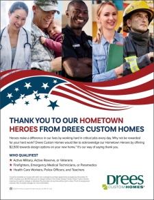Thank You to Our Hometown Heroes—Get $2,500 in Design Options!