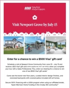 Tour Newport Grove for the Chance to Win!