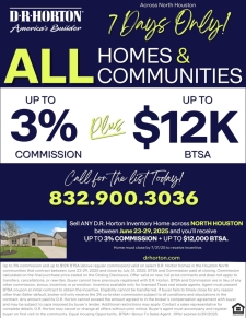 Up to $12K BTSA on ALL Homes!