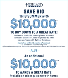 Up to $20K in Savings on Select Quick Move-in Homes