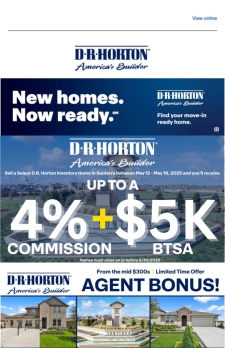 Up to 4% + $5K BTSA in Sunterra!