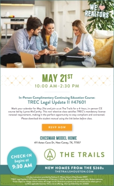 You’re Invited: Required Complimentary In-Person CE Class on 5/21!