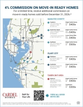 4% commission on move-in ready homes