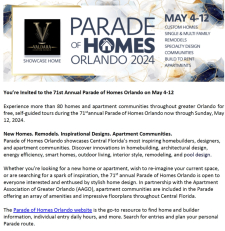 Orlando Parade of Homes 2024!