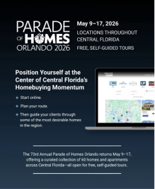 The 73rd Annual Parade of Homes Orlando!