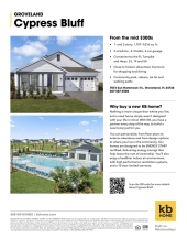 Cypress Bluff Community Flyer
