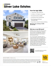 Silver Lake Estates Community Flyer