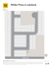 Wilder Pines Site Map