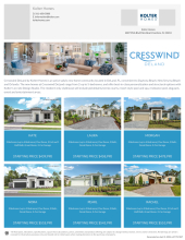 Cresswind DeLand - Additional Available Floorplans