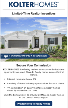 Exclusive Limited-time Opportunity On Select Move-in Ready Homes Across Cent