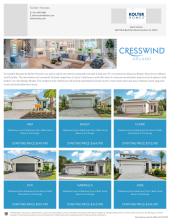 Cresswind DeLand - Available Floorplans