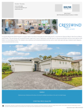 Cresswind DeLand - Sarah Floorplan