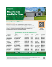 Introducing Poinciana - New Homes Available Now